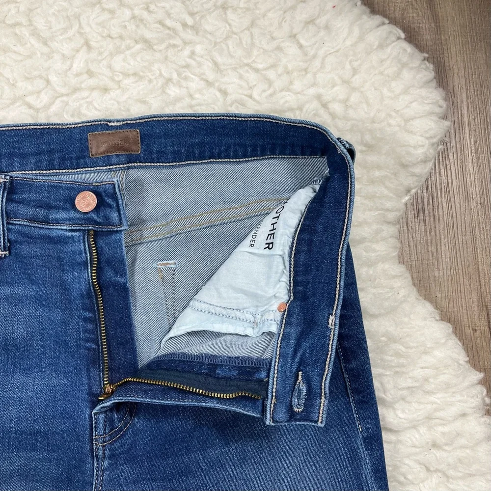 NEW Mother The Weekender flare jeans - Picture 8 of 12